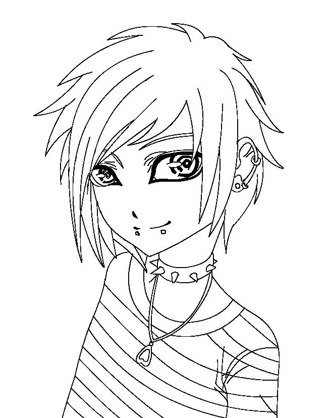 Printable Anime Coloring Pages Anime Boy Coloring Pages Printable 650x828 Printable Anime Coloring Pages Anime Boy Coloring Pages Printable