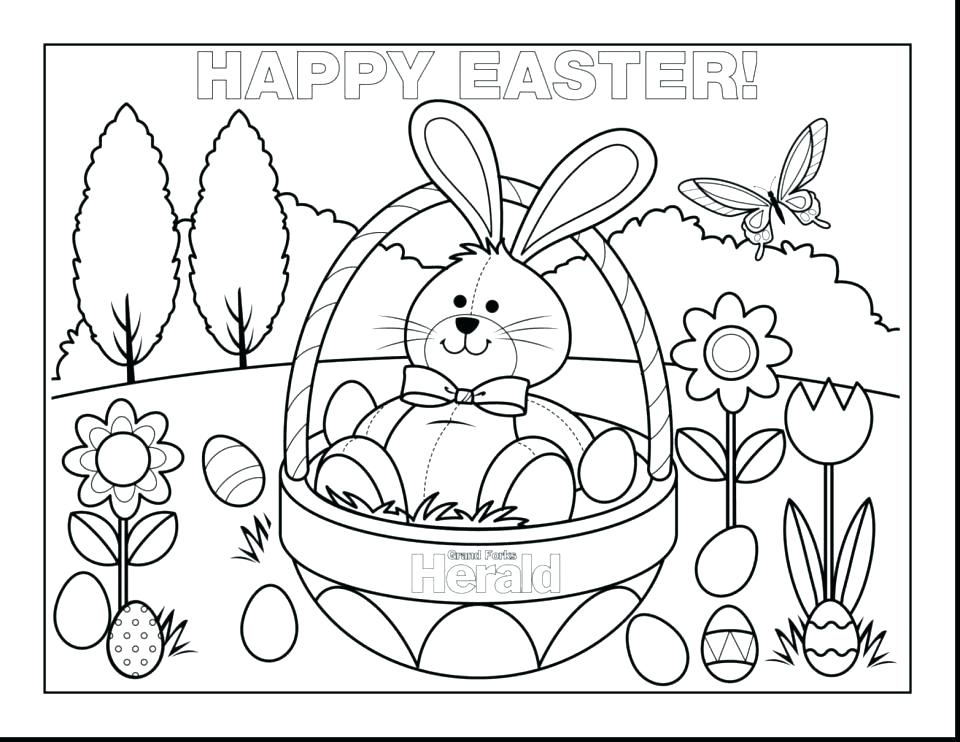 960x742 Cute Easter Coloring Pages Bunny Color Pages Cartoon Bunny