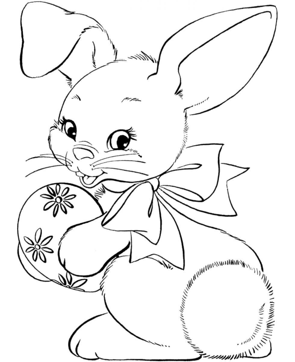 980x1200 Easter Bunny Face Coloring Page Coloring Cartoon Easter Face Ba