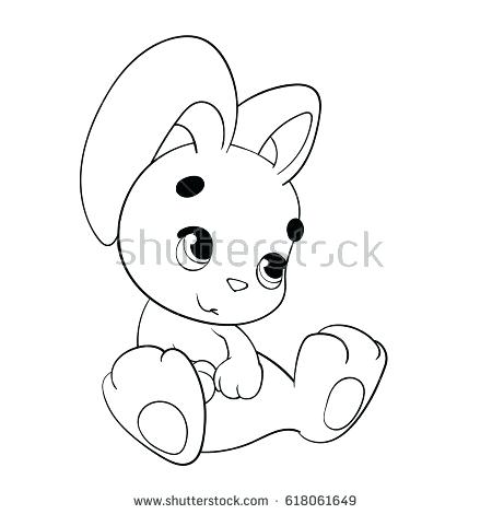 Cartoon Bunny Coloring Pages at GetColorings.com | Free printable ...