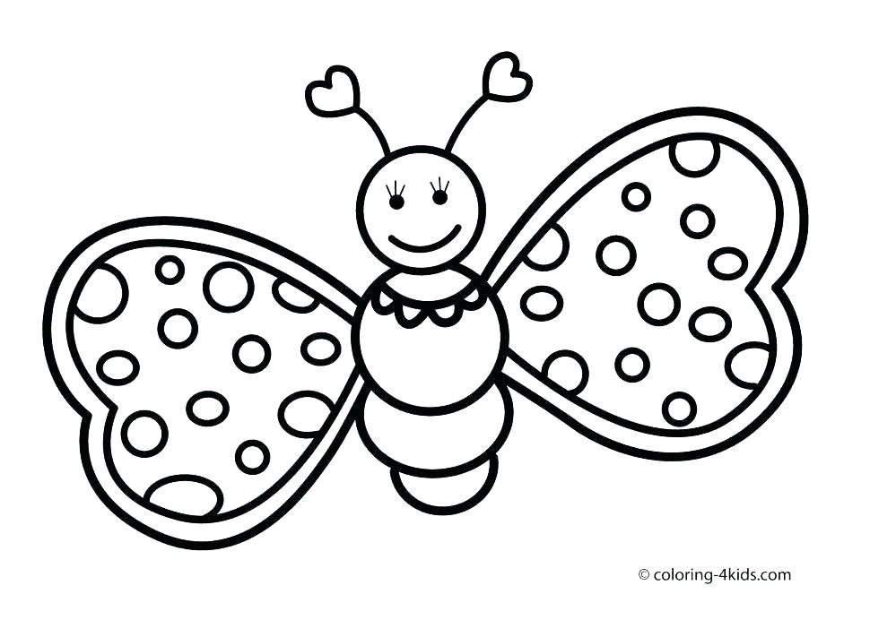 Coloring Pages Of Butterflies Coloring Page Of Butterfly Cartoon 970x692 Coloring Pages Of Butterflies Coloring Page Of Butterfly Cartoon