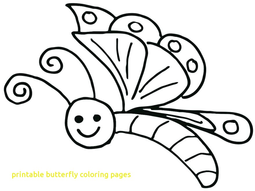 Printable Butterfly Coloring Pages With Cartoon Butterfly Coloring 878x659 Printable Butterfly Coloring Pages With Cartoon Butterfly Coloring
