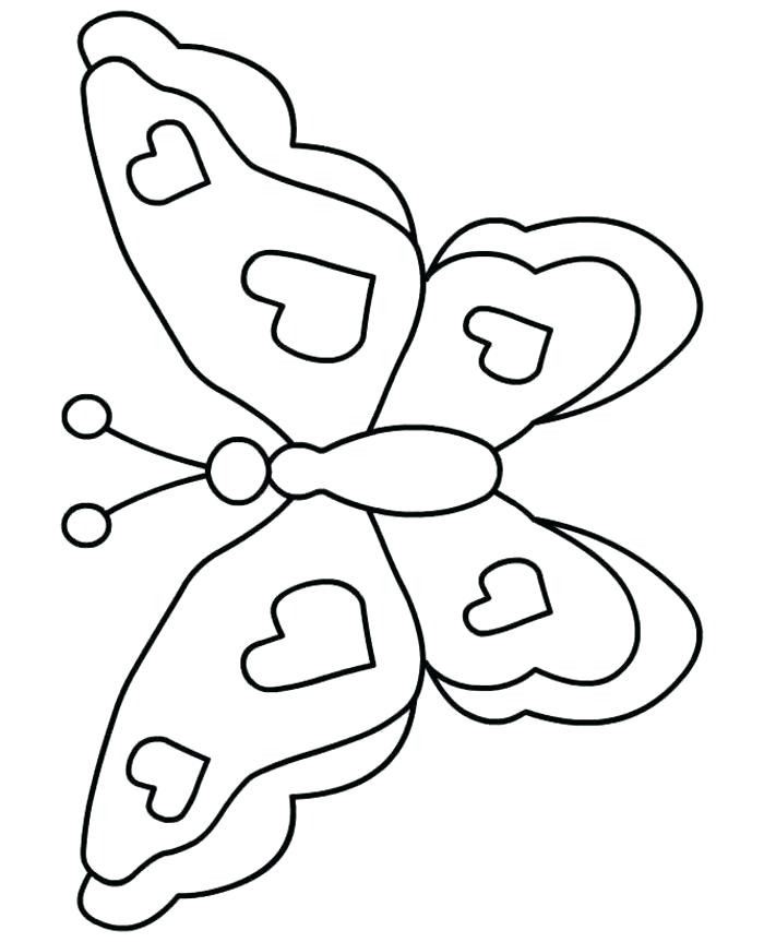Simple Butterfly Coloring Pages Butterfly Drawing Free Simple 700x863 Simple Butterfly Coloring Pages Butterfly Drawing Free Simple