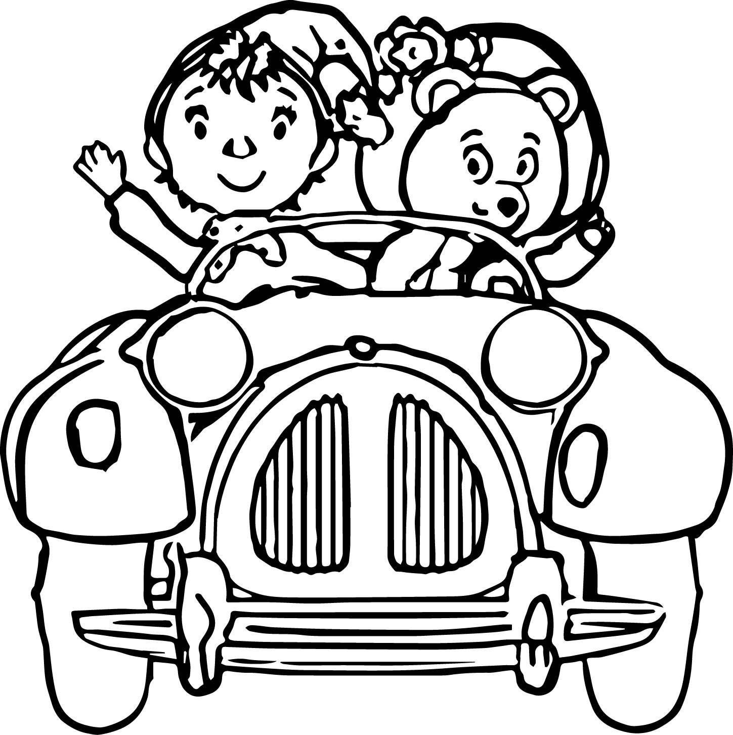 1449x1453 Noddy Cartoon Coloring Pages Wecoloringpage