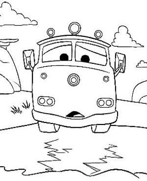 300x368 Printable Cartoon Cars Coloring Pages Coloring Pages {Cars