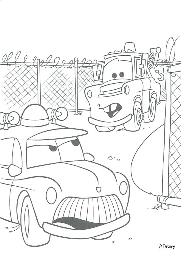 607x850 Police Car Coloring Pages