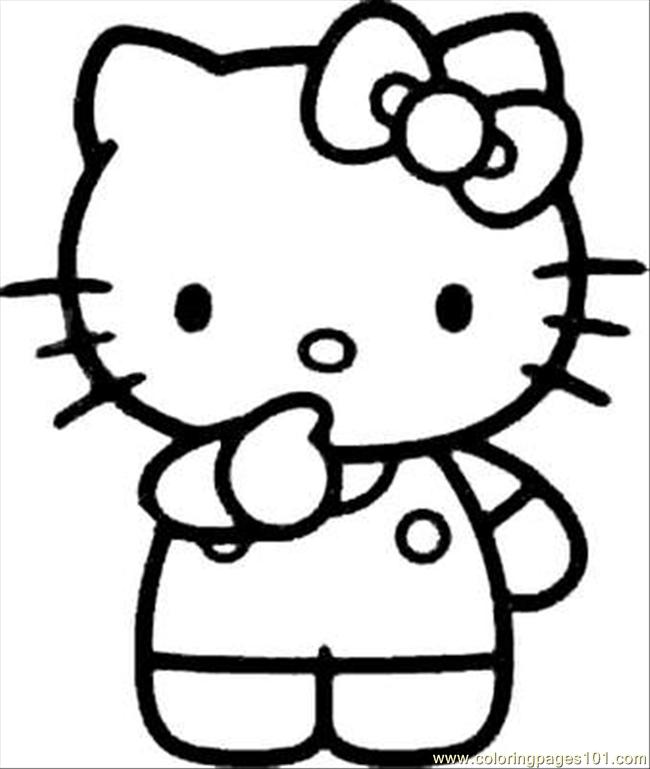 650x769 Kitty(25) Coloring Page