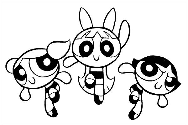 Cartoon Characters Coloring Pages