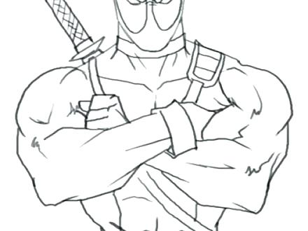 440x330 Print Coloring Pages Unicorn Plus Coloring Page Superhero Deadpool