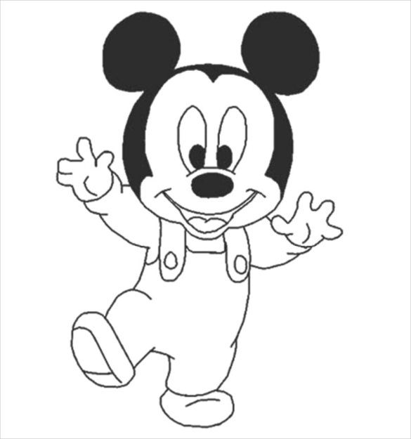 Cartoon Coloring Pages Pdf You Can Give A New Mickey Pattern 585x625 Cartoon Coloring Pages Pdf You Can Give A New Mickey Pattern