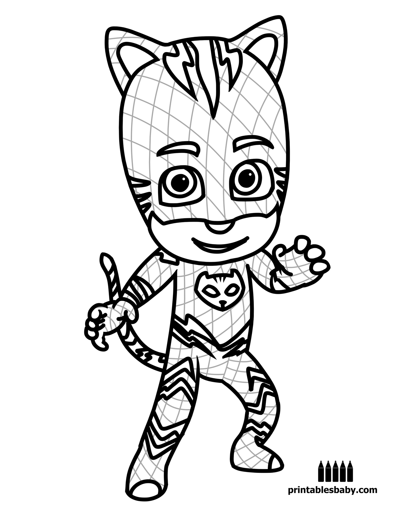 1275x1650 Pj Masks Printables Baby