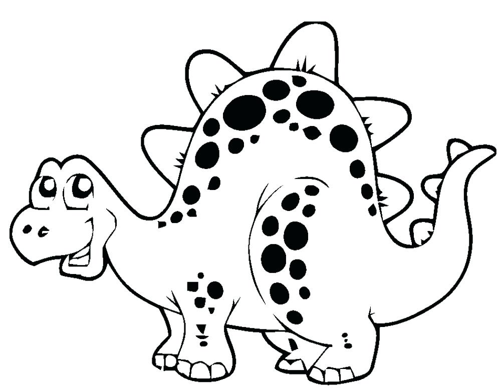 994x780 Simple Dinosaur Coloring Pages Coloring Pages Luxury Printable