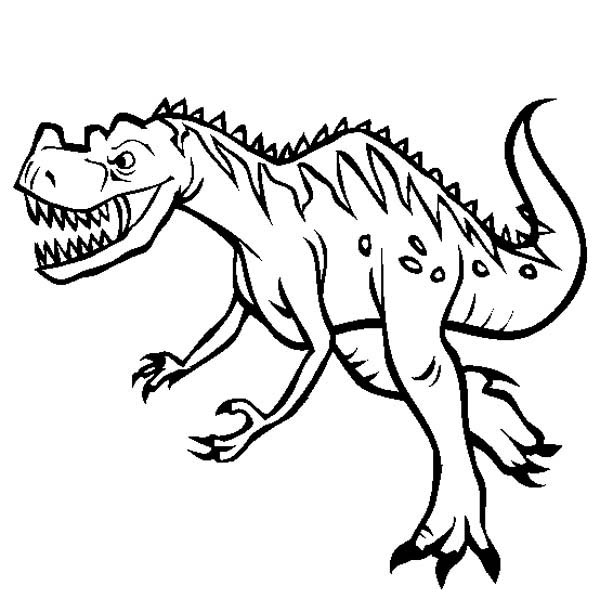 600x612 Triceratops Coloring Page Awesome Cartoon Dinosaur Coloring Pages