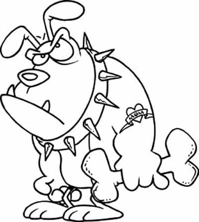 400x446 Magical Dog Coloring Pages Of Poochies, Bowwows, Flea Bags, Mutt