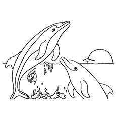 230x230 Top 20 Free Printable Dolphin Coloring Pages Online