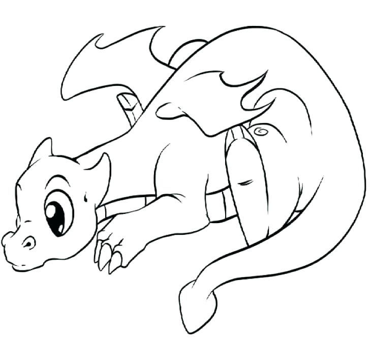 730x669 Cute Cartoon Coloring Pages Cartoon Dragon Coloring Pages Pin