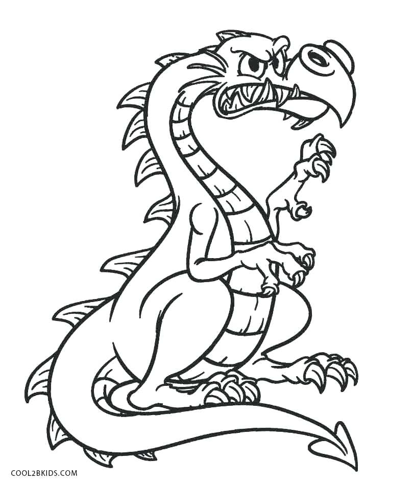 809x945 Printable Dragon Coloring Pages Dragon Colouring Pages Cartoon