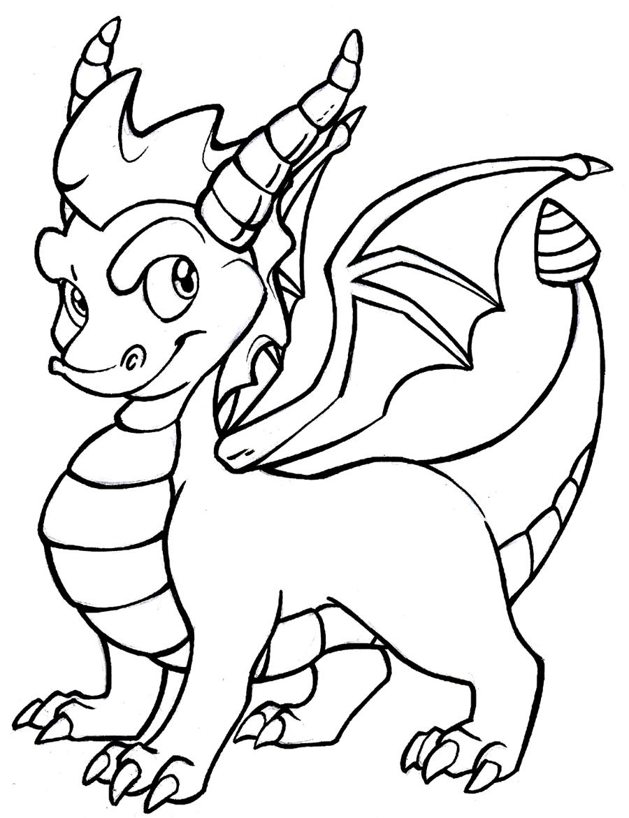 Dragon Coloring Pages Spyro Of Cartoon Dragons 4905 900x1170 Dragon Coloring Pages Spyro Of Cartoon Dragons 4905