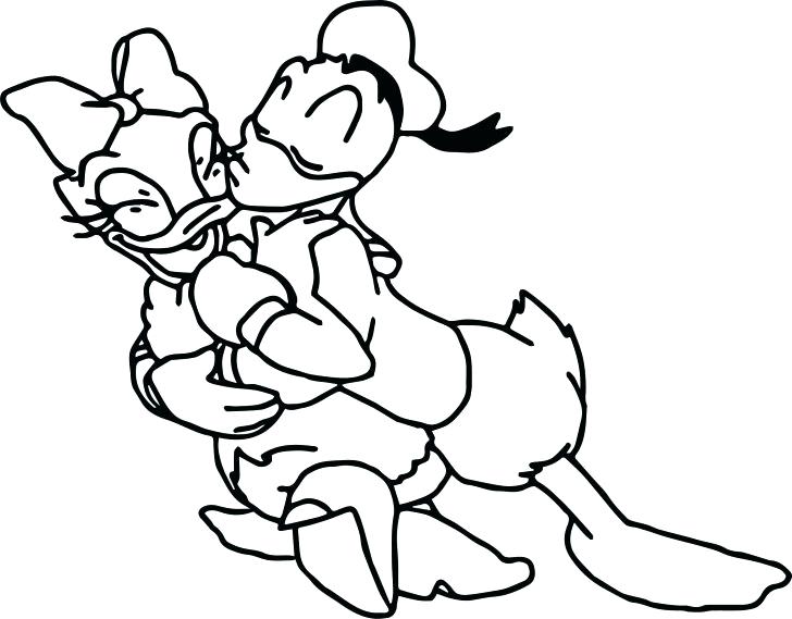 Donald And Daisy Duck Colouring Pages Coloring Commander Drawing 728x569 Donald And Daisy Duck Colouring Pages Coloring Commander Drawing