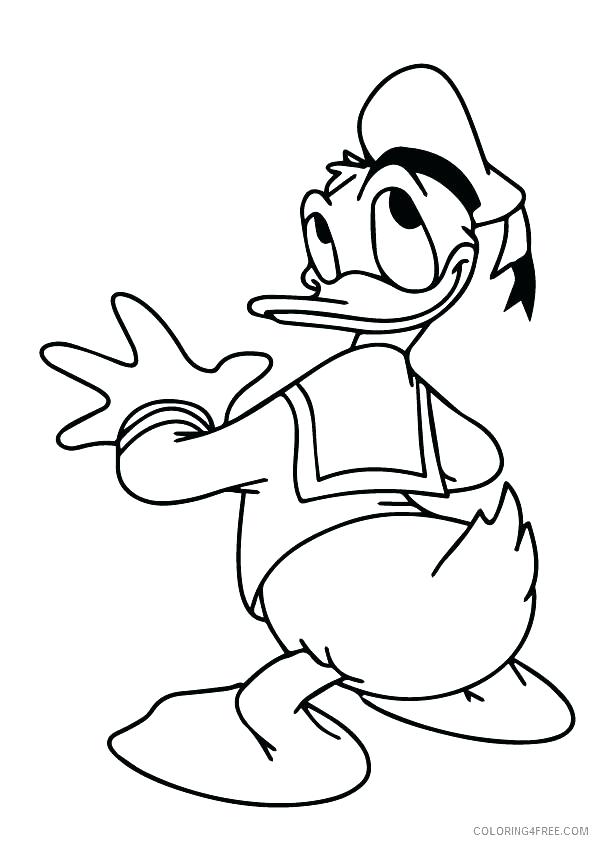 Cartoon Duck Coloring Pages at GetColorings.com | Free printable ...