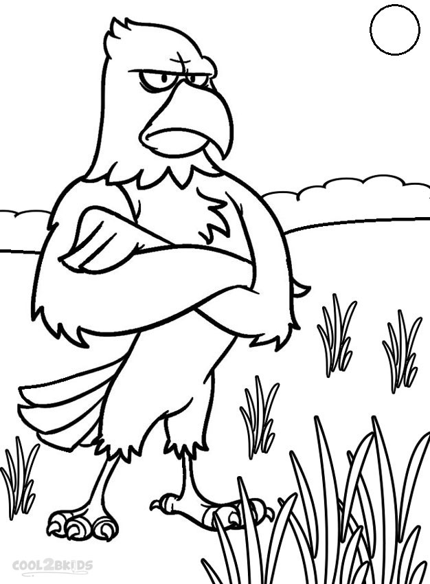 626x850 Printable Bald Eagle Coloring Pages For Kids Cool2bkids