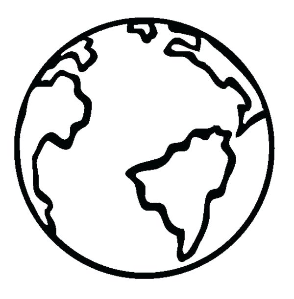 600x612 Coloring Page Earth Planet Earth Coloring Pages Planet Earth