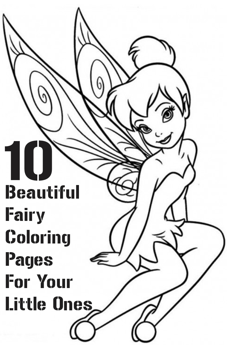 736x1128 Top 25 Free Printable Beautiful Fairy Coloring Pages Online