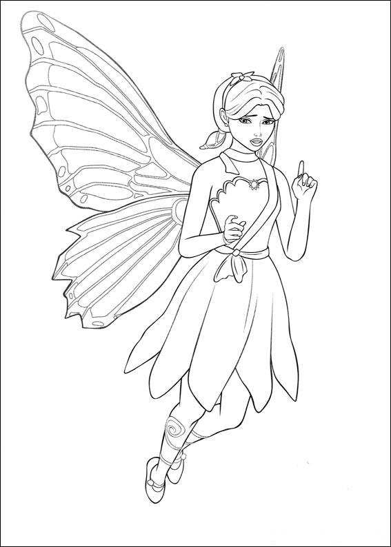 567x794 Fairy Coloring Pages 6