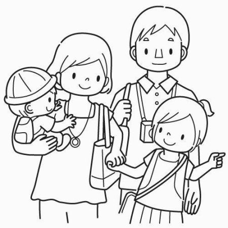 My Family Coloring Pages Coloring Pages Sunday School 450x450 My Family Coloring Pages Coloring Pages Sunday School