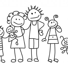 Cartoon Family Coloring Pages at GetColorings.com | Free printable ...