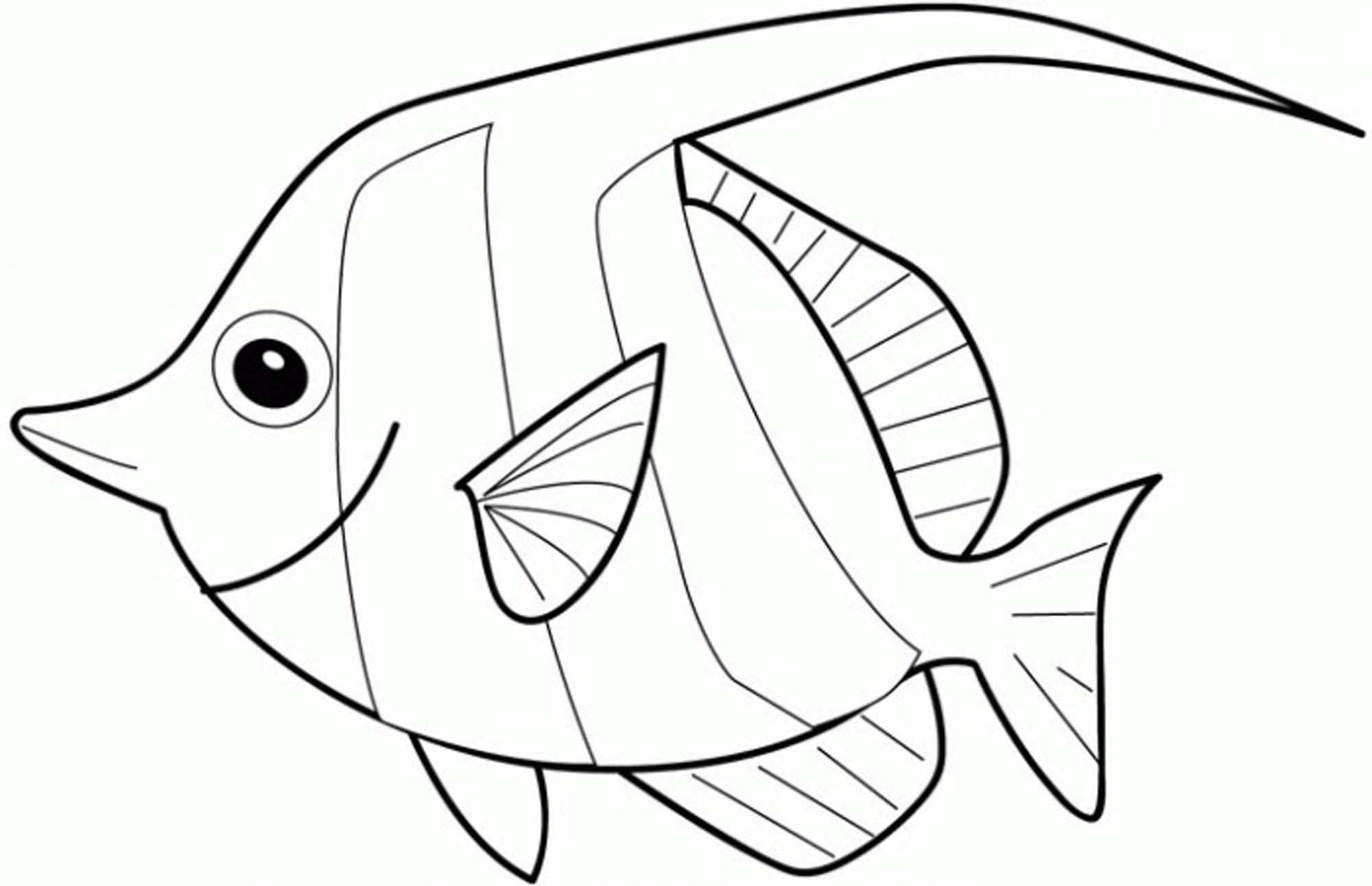Realistic Cartoon Fish Coloring Page Sheet Wecoloringpage Stunning 2000x1291 Realistic Cartoon Fish Coloring Page Sheet Wecoloringpage Stunning