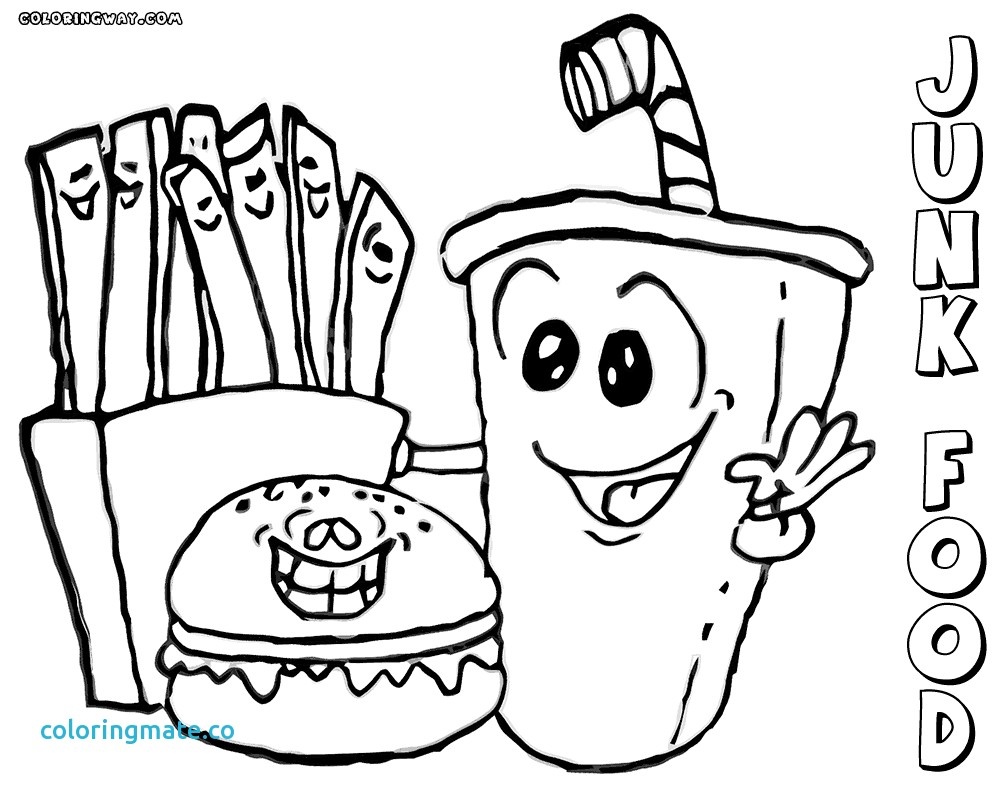 1000x787 Food Coloring Pages Kawaii Cartoon To Print Coloring