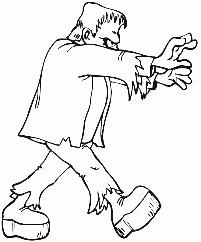 660x792 Frankenstein Coloring Pages Photos Ghost Frankenstein Coloring