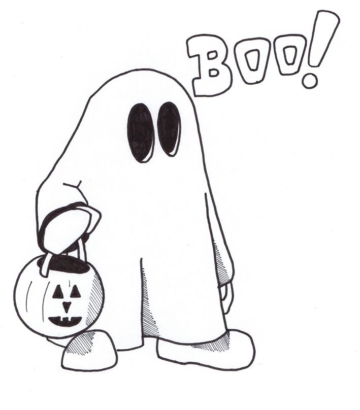 709x808 Ghost Coloring Pages Printable Coloring Pages Kids