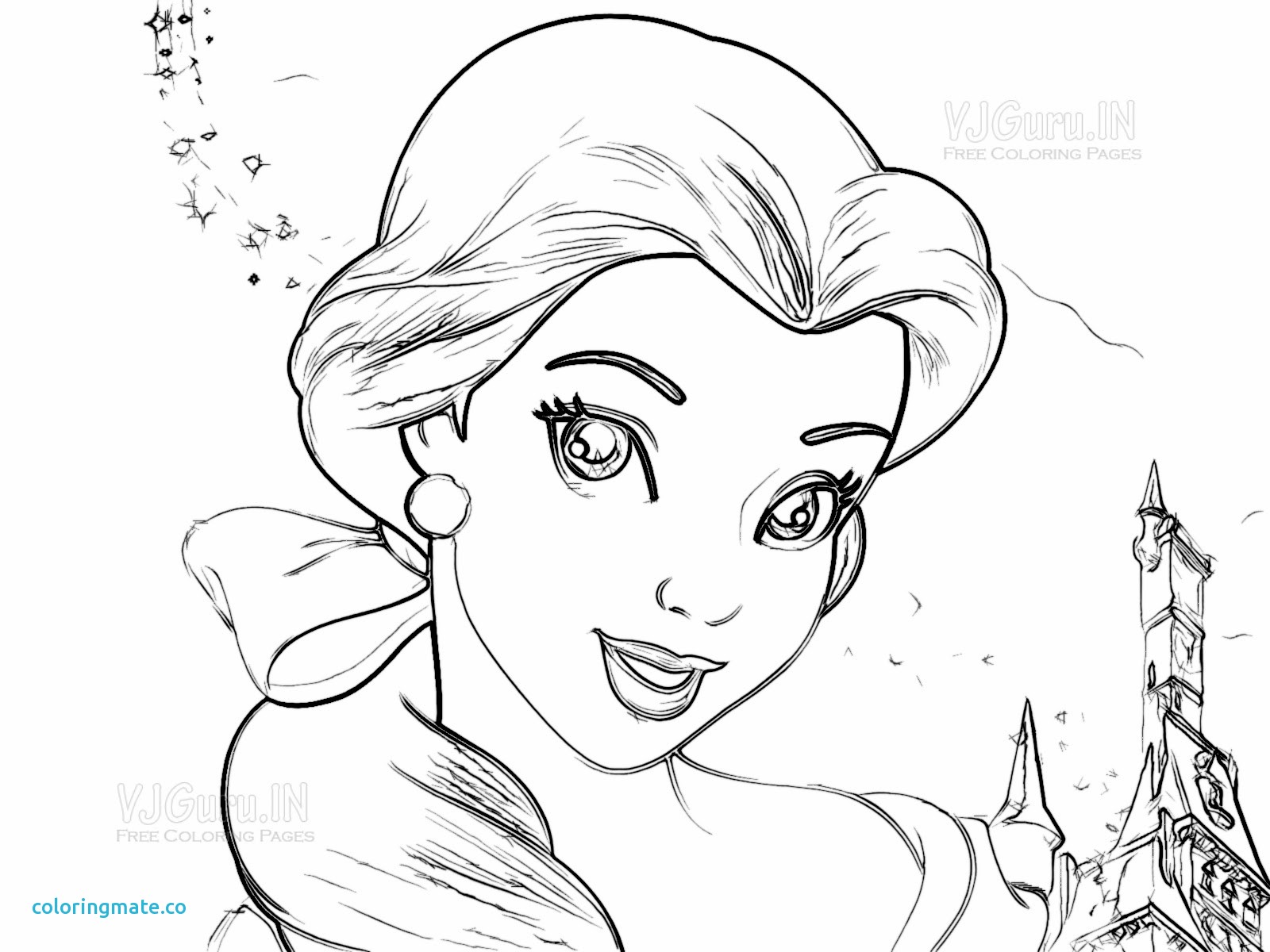 1600x1200 Girl Coloring Pages