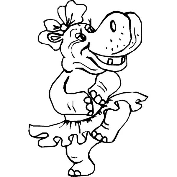 Hippo Coloring Pages 360coloringpages 600x600 Hippo Coloring Pages 360coloringpages