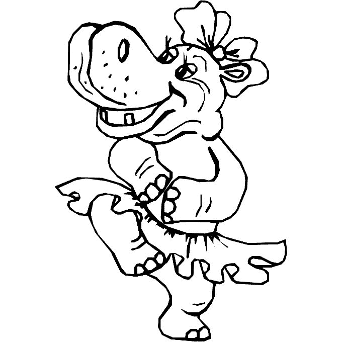 Hippo Coloring Pages Lovely Cute Cartoon Hippo Coloring Page 680x680 Hippo Coloring Pages Lovely Cute Cartoon Hippo Coloring Page