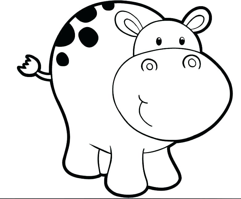 Hippopotamus Coloring Page Cute Hippo Pages Free With Regard 781x646 Hippopotamus Coloring Page Cute Hippo Pages Free With Regard