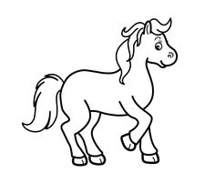 236x201 Free Printable Horse Coloring Pages For Kids ) Horse Coloring