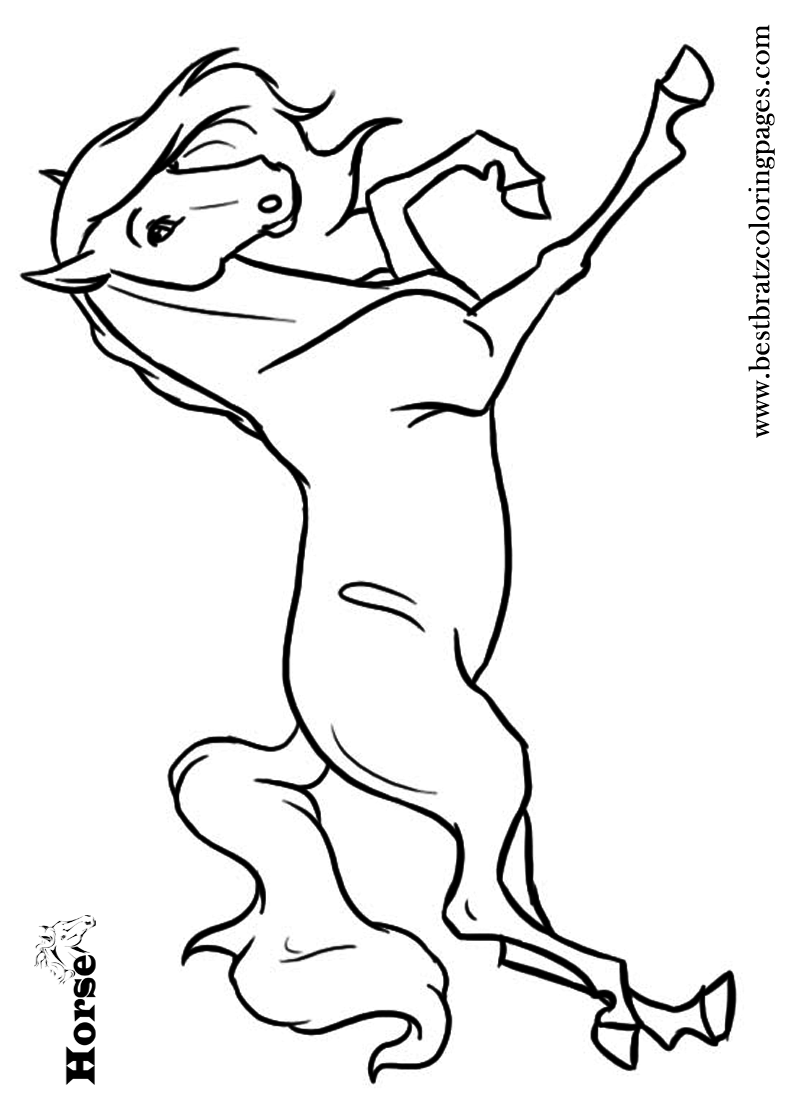 Cartoon Horse Coloring Pages at GetColorings.com | Free printable ...