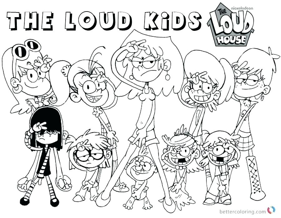 900x700 Loud House Family Coloring Pages Online Coloring Pages Valentines