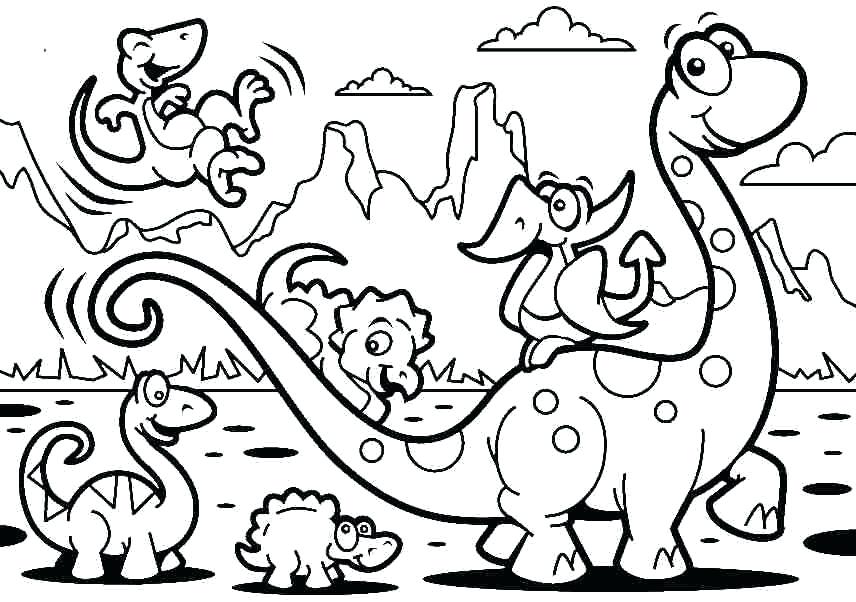 856x602 Coloring Pages Cartoons Coloring Pages Cartoon Dinosaurs Cartoon