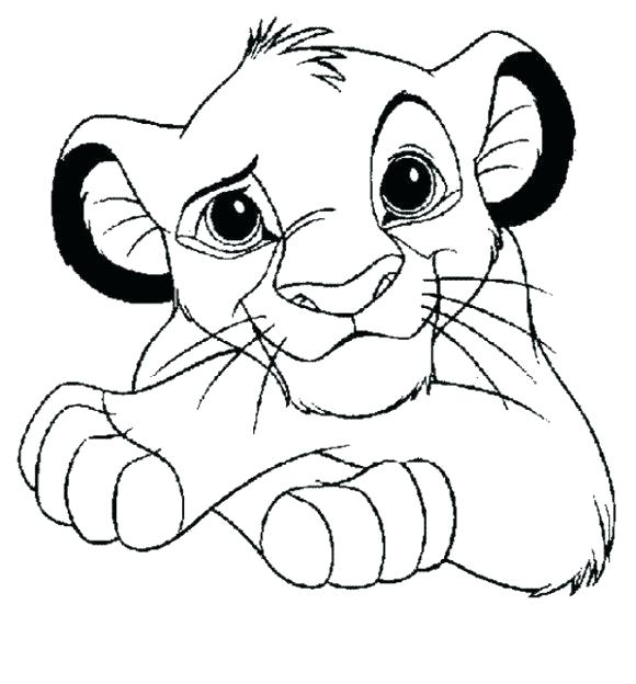 580x624 Coloring Pages Lion Lion King Coloring Page Lion King Coloring
