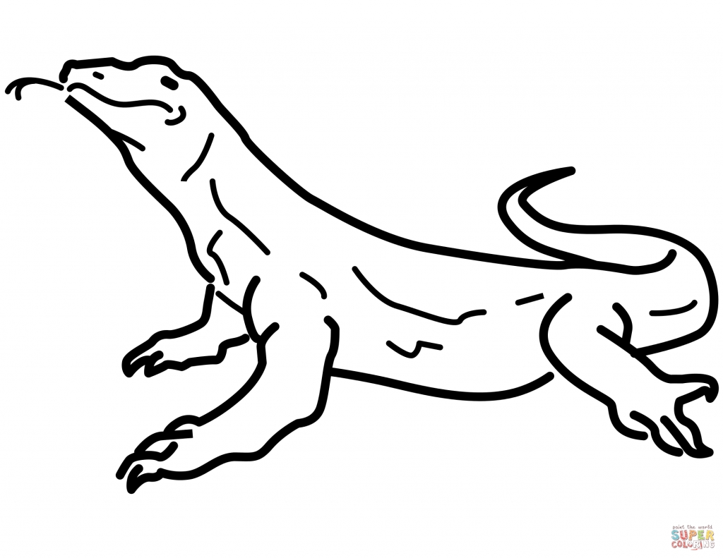 Cartoon Lizard Coloring Pages Free Coloring For Kids 2018 1024x791 Cartoon Lizard Coloring Pages Free Coloring For Kids 2018