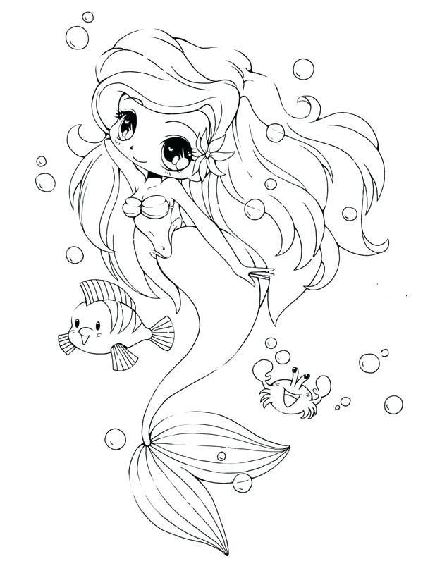 Fresh Cute Mermaid Coloring Pages For Club Cartoon Characters 600x820 Fresh Cute Mermaid Coloring Pages For Club Cartoon Characters