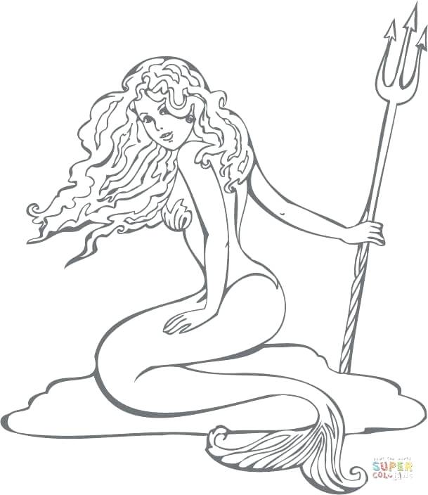 Mermaid Coloring Pages Cartoon Mermaid Coloring Pages Mermaid 609x704 Mermaid Coloring Pages Cartoon Mermaid Coloring Pages Mermaid