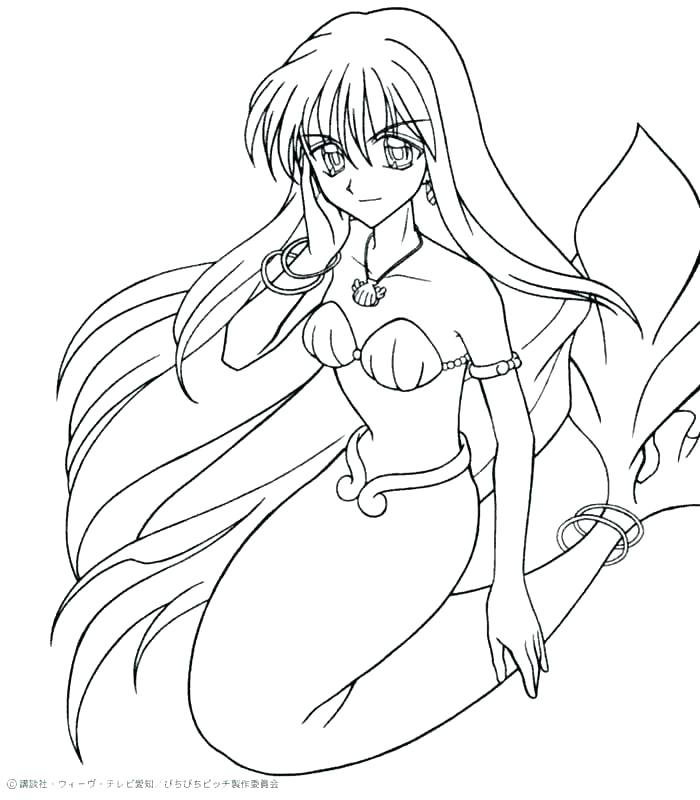 Marvellous Mermaid Melody Coloring Pages 700x800 Marvellous Mermaid Melody Coloring Pages