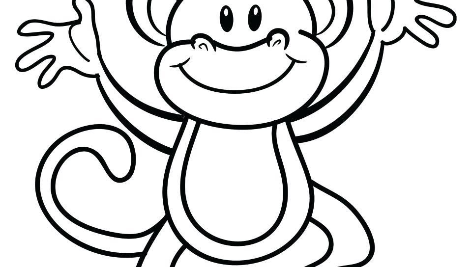 960x544 Cartoon Monkey Coloring Pages Free Cartoon Monkey Coloring Pages