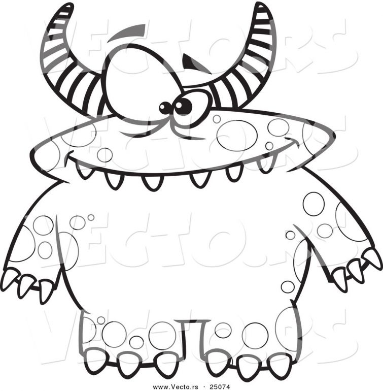 Monsters Coloring Pages Printable Devans Monster Bday Party 755x770 Monsters Coloring Pages Printable Devans Monster Bday Party