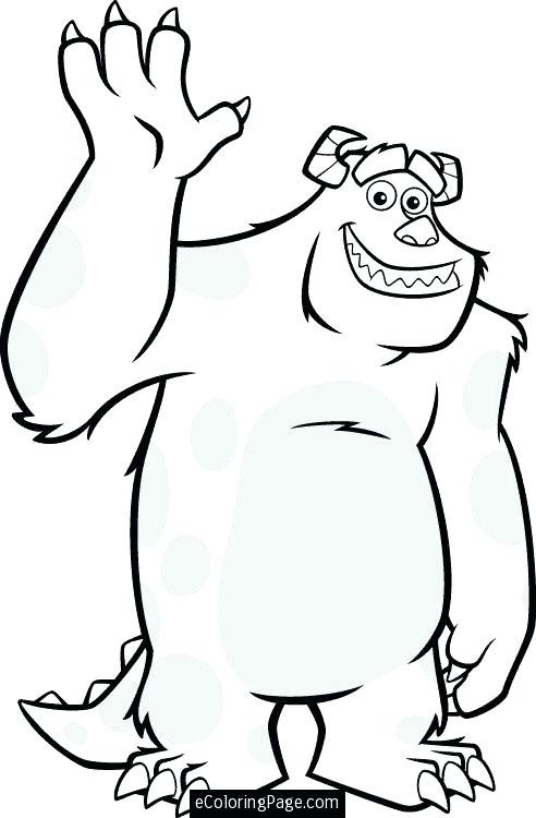 Monsters Inc Coloring Page Free Monster Coloring Pages Monster Inc 492x750 Monsters Inc Coloring Page Free Monster Coloring Pages Monster Inc